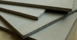 Silicate boards, water and fire resistant building boards