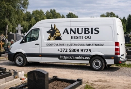 ANUBIS EESTI OÜ GRANITE MONUMENTS AND GRAVE SURROUNDS IN TALLINN
